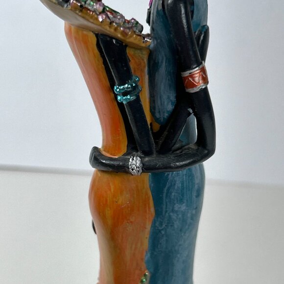 Vintage 13” St Thomas Man Woman Standing In Love Statue Figurine Primitive Decor - Picture 14 of 16